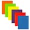 JAM Paper Primary Glossy Laminated Two Pocket Folders, 6ct.